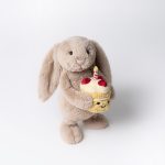 Jellycat 懷抱生日蛋糕邦尼兔 / Bashful Beige Bunny 'Birthday /18cm/31cm：圖片 5