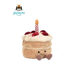 Jellycat 生日蛋糕 安撫娃娃 毛絨玩具 紀念日 娃娃公仔 玩偶 生日禮物