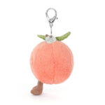Jellycat 桃子挂飾 Amuseables Peach Bag Charm /9cm：圖片 4