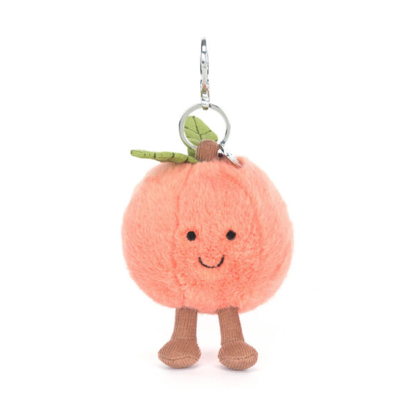 Jellycat 桃子挂飾 Amuseables Peach Bag Charm /9cm：圖片 2