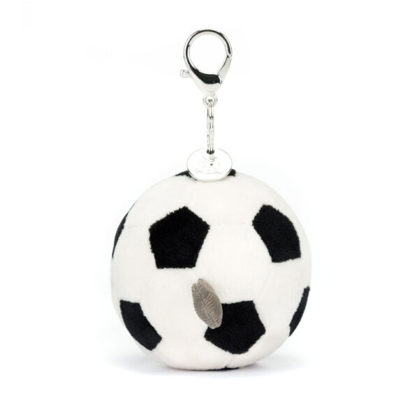 Jellycat 足球挂飾 Amuseables Sports Football Bag Charm / 11cm：圖片 3
