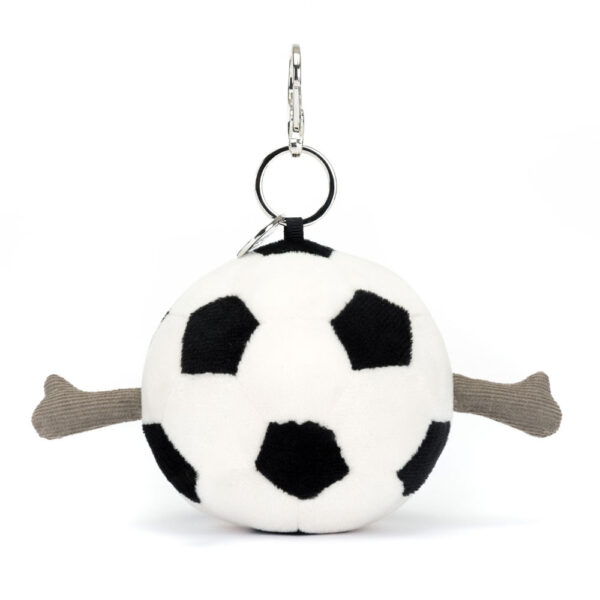 Jellycat 足球挂飾 Amuseables Sports Football Bag Charm / 11cm：圖片 2