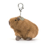 Jellycat 水豚挂飾 Clyde Capybara Bag Charm /10cm：圖片 2