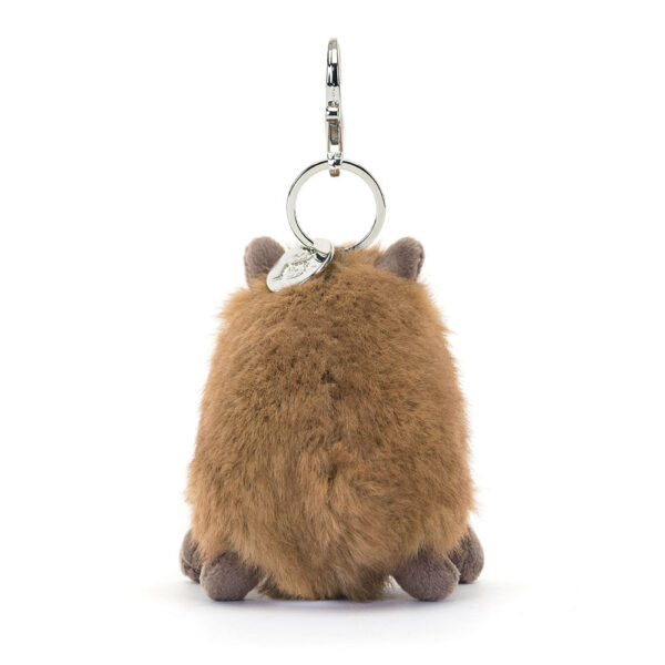 Jellycat 水豚挂飾 Clyde Capybara Bag Charm /10cm：圖片 3