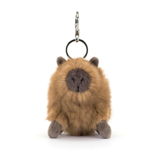 Jellycat 水豚挂飾 Clyde Capybara Bag Charm /10cm：圖片 4