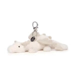 Jellycat 雪龍挂飾 Snow Dragon / 白龍挂飾 11cm