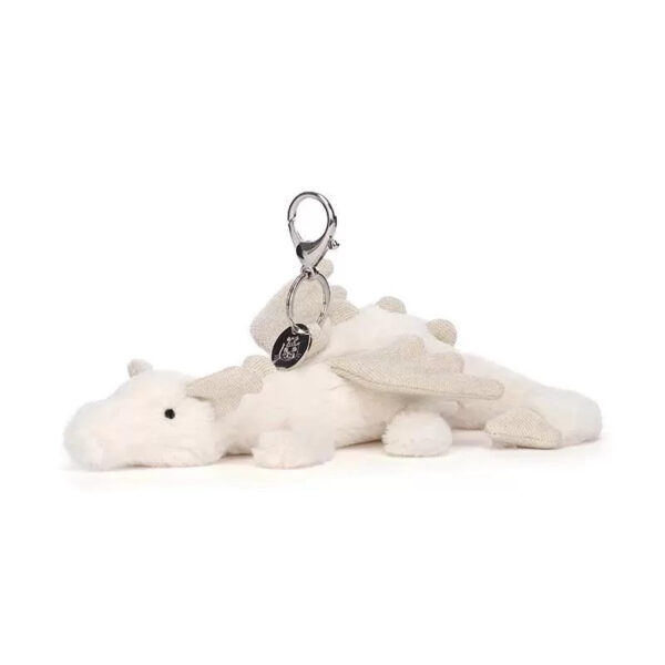 Jellycat 雪龍挂飾 Snow Dragon / 白龍挂飾 11cm：圖片 1
