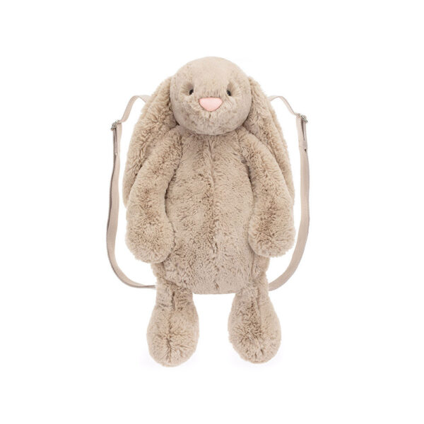 Jellycat 米色邦尼兔後背包 Bashful Bunny Beige Backpack / 34cm：圖片 3
