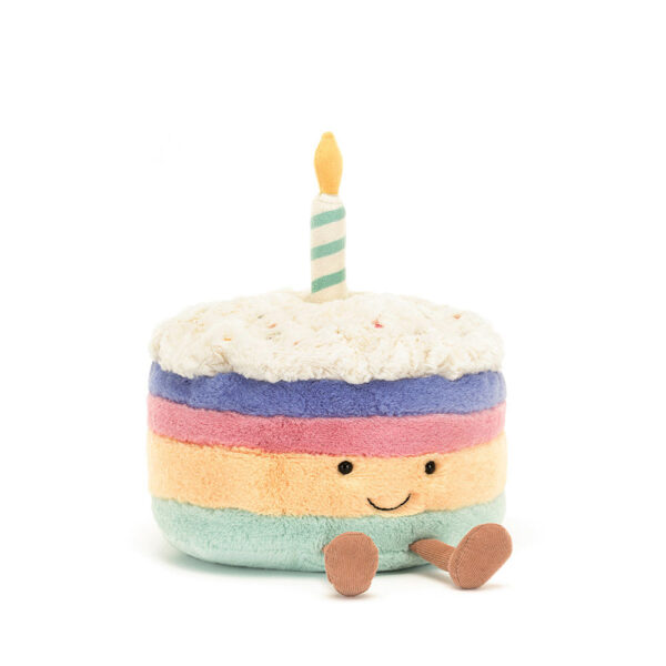 Jellycat 彩虹生日蛋糕 Amuseables Rainbow Birthday Cake / 26cm：圖片 1