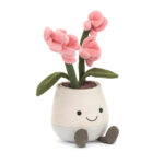 Jellycat 粉色蘭花盆栽 Amuseables Pink Orchid / 25cm
