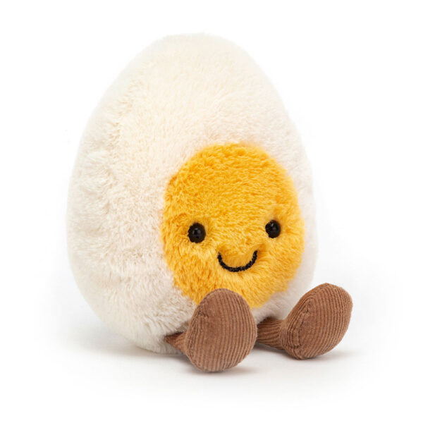 Jellycat 趣味水煮蛋玩偶 Amuseables Happy Boiled Egg / 23cm：圖片 1